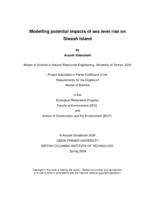 Modelling potential impacts of sea level rise on Siwash Island