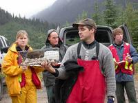 Wildlife instructor Doug Ransome giving field lecture