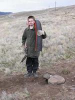 FWR student Janusz Kruszewski with piping