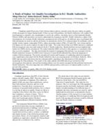 A study of indoor air quality investigations in B.C health authorities