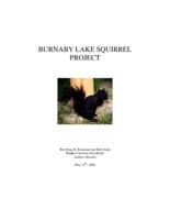 Burnaby Lake squirrel project
