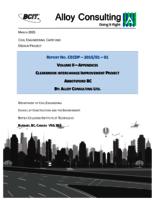 Report No. CECDP – 2015/01 Clearbrook Interchange Improvement Project, Abbotsford, BC. - Volume II - Appendices.