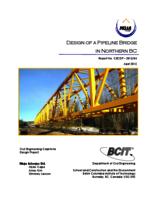Report No. CECDP – 2015/04 Design of a Pipeline Bridge in Northern BC