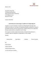 Report No. CECDP – 2015/06 Design for a Subdivision in Maple Ridge, BC. Volume 1 - Report
