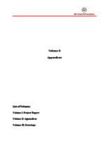Report No. CECDP – 2015/06 Design for a Subdivision in Maple Ridge, BC. Volume 2 - Appendices