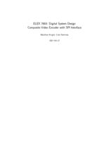 Composite video encoder with SPI interface