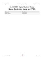 Game controller using an FPGA