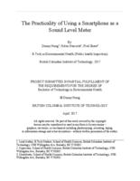 The practicality of using a smartphone as a sound level meter