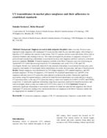 UV transmittance in market place sunglasses and their adherence to established standards.