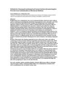Methods for cleaning & sanitizing food contact surfaces (countertops) to prevent cross contamination in restaurant kitchens