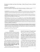 Evaluating the health and safety knowledge of body waxing providers in British Columbia