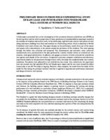 Preliminary results from field experimental study of rain load and penetration into wood-frame wall systems at window sill defects
