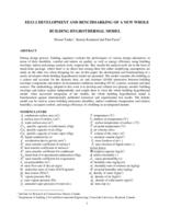 EE13-2 development and benchmarking of a new whole building hygrothermal model 