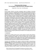 Performance-risk analysis for the design of high-performance affordable homes