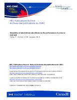 Simulation of wind-driven rain effects on the performance of a stucco-clad wall