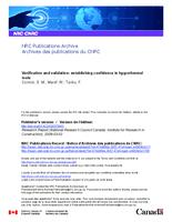 Verification and validation