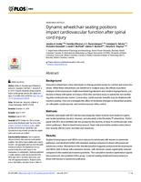Dynamic wheelchair seating positions impact cardiovascular function after spinal cord injury