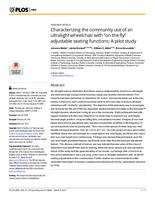 Characterizing the community use of an ultralight wheelchair with "on the fly" adjustable seating functions