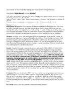 Assessment of sous vide knowledge and inspection/cooking practices
