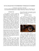 Initial evaluation of the FreeWheel™ wheelchair attachment