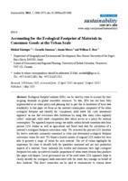 Accounting for the ecological footprint of materials in consumer goods at the urban scale