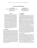 Trust-sensitive belief revision
