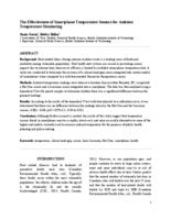 The effectiveness of smartphone temperature sensors for ambient temperature monitoring