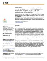 Osmoregulation in the halophilic bacterium halomonas elongata