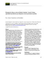 Planning for climate action in British Columbia, Canada