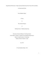 Hygrothermal performance of super-insulated double-stud wood frame wall assemblies