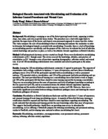 Biological hazards associated with microblading and evaluation of its infection control procedures and wound care