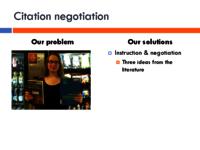Citation negotiation