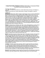 Critical food safety violations in Surrey