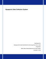 Aquaponic data collection system