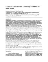 Co-use of cannabis with commonly used licit and illicit drugs