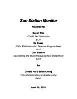 Sun station monitor