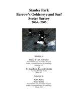 Stanley Park Barrow's goldeneye and surf scoter survey