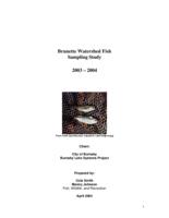 Brunette watershed fish sampling study 2003-2004