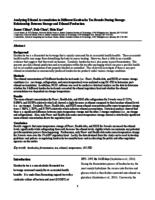 Analyzing ethanol accumulation in different kombucha tea brands during storage
