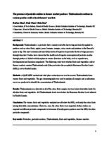The presence of pesticide residue in farmer market produce