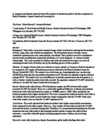 A comparison of ethanol content of water kefir products to kombucha products and their compliance to British Columbia's Liquor Control and Licensing Act